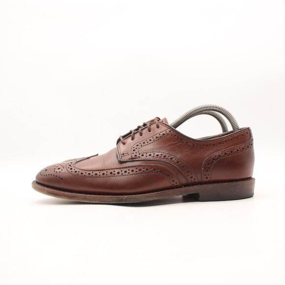 Allen Edmonds Madison Park Men\'s Size 7.5 D Leather Wing tip Oxford Dress Shoes